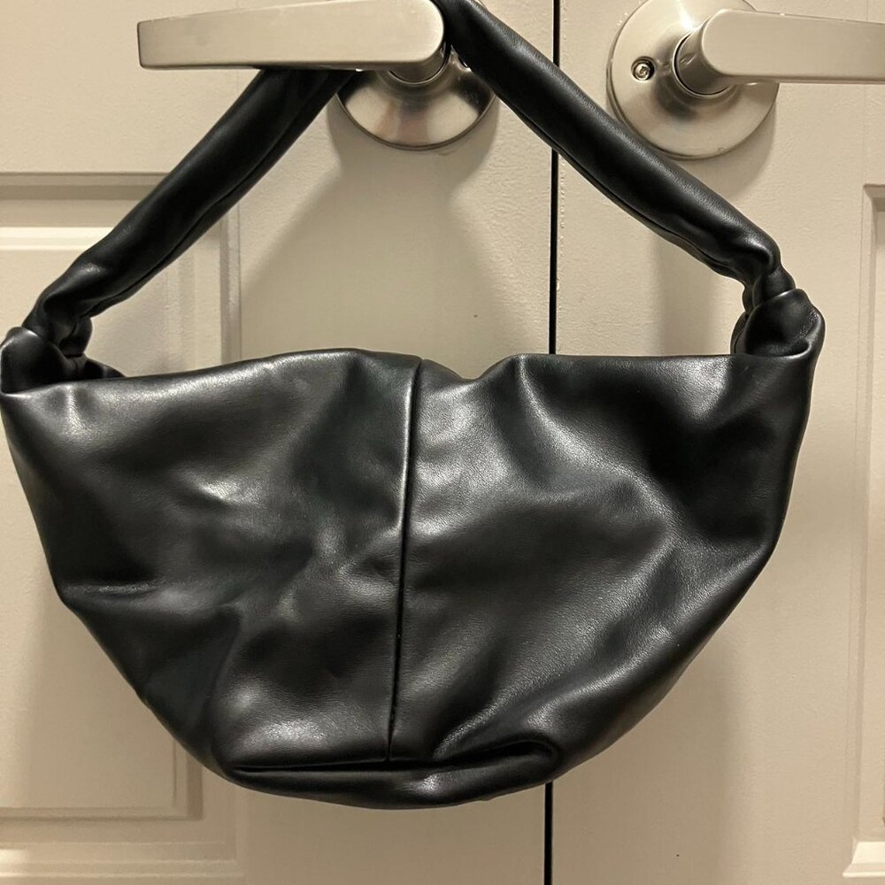 soft leather bag black UO